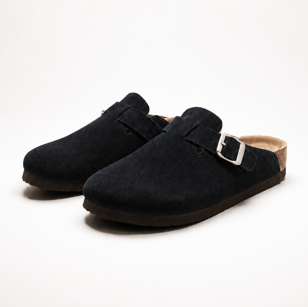 Suede Clogs