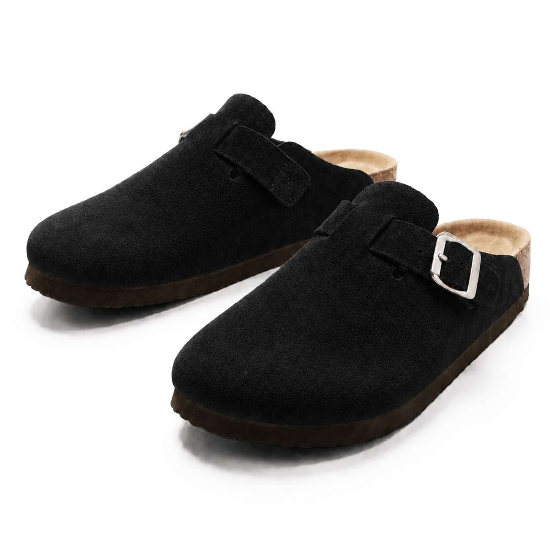 Suede Clogs