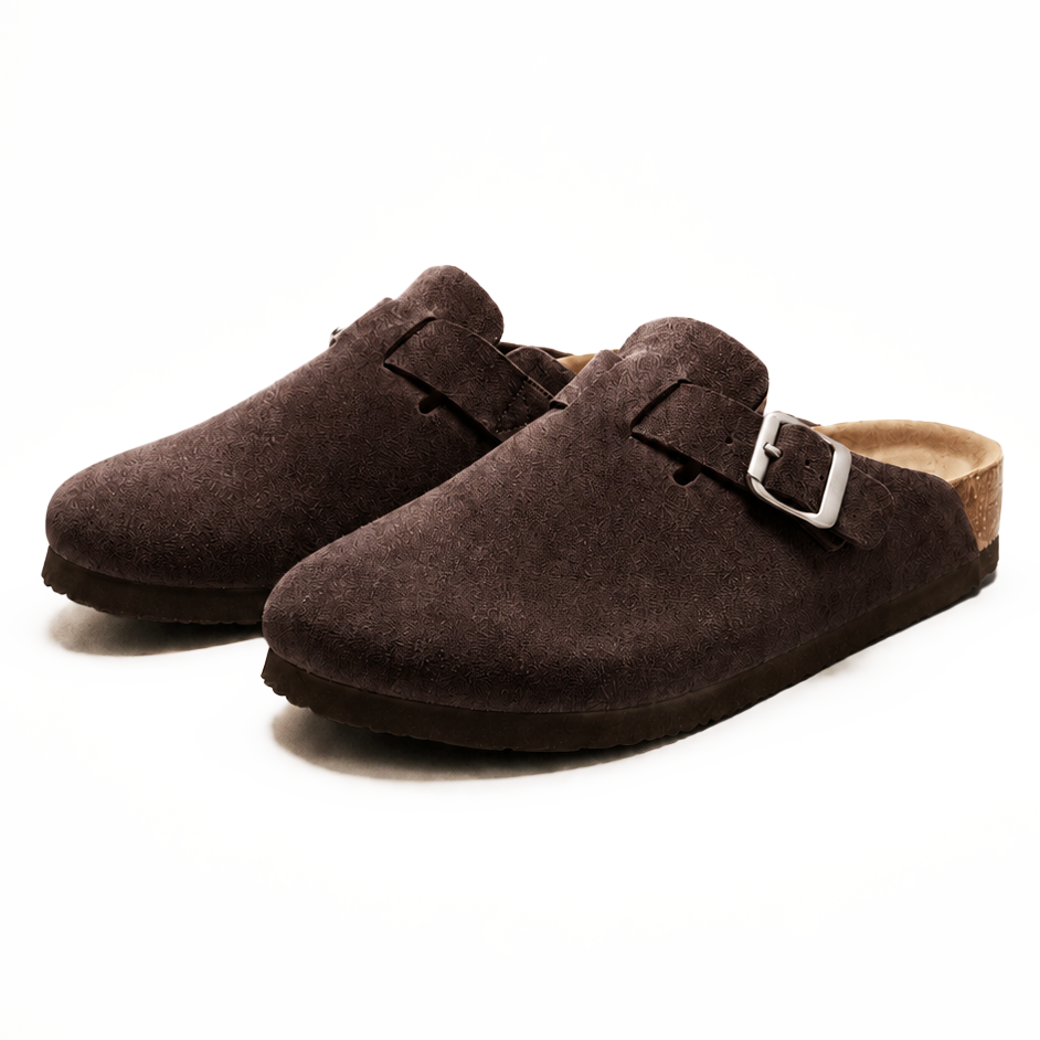 Suede Clogs