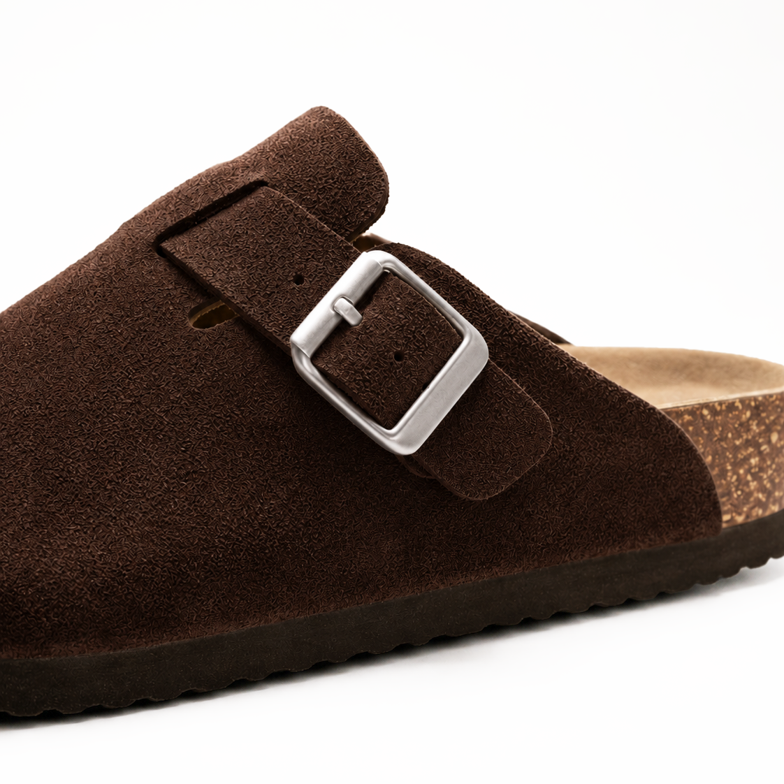 Suede Clogs