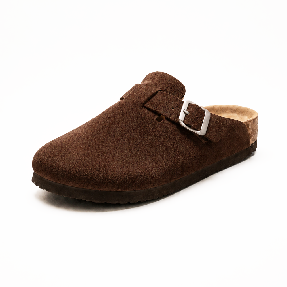 Suede Clogs