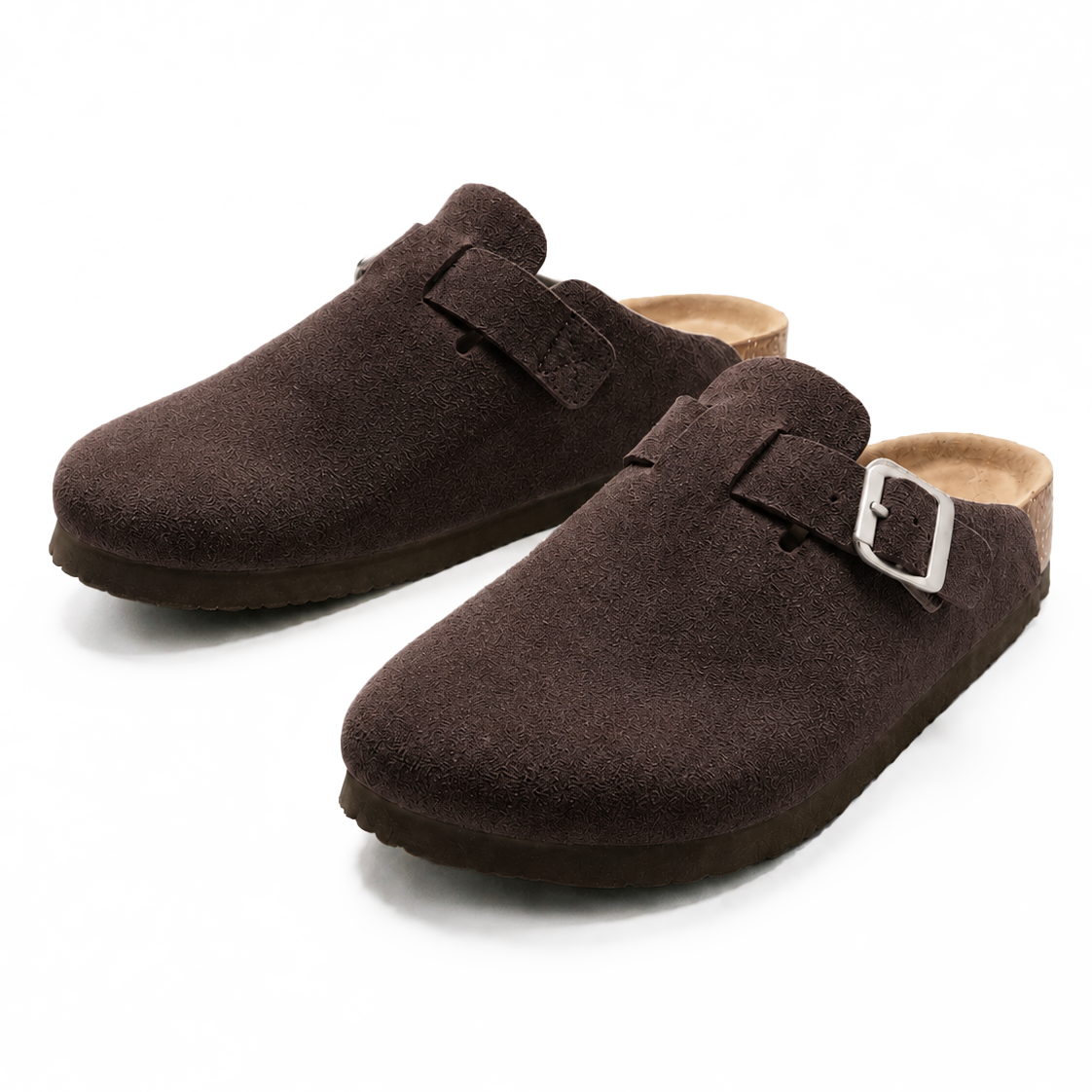 Suede Clogs