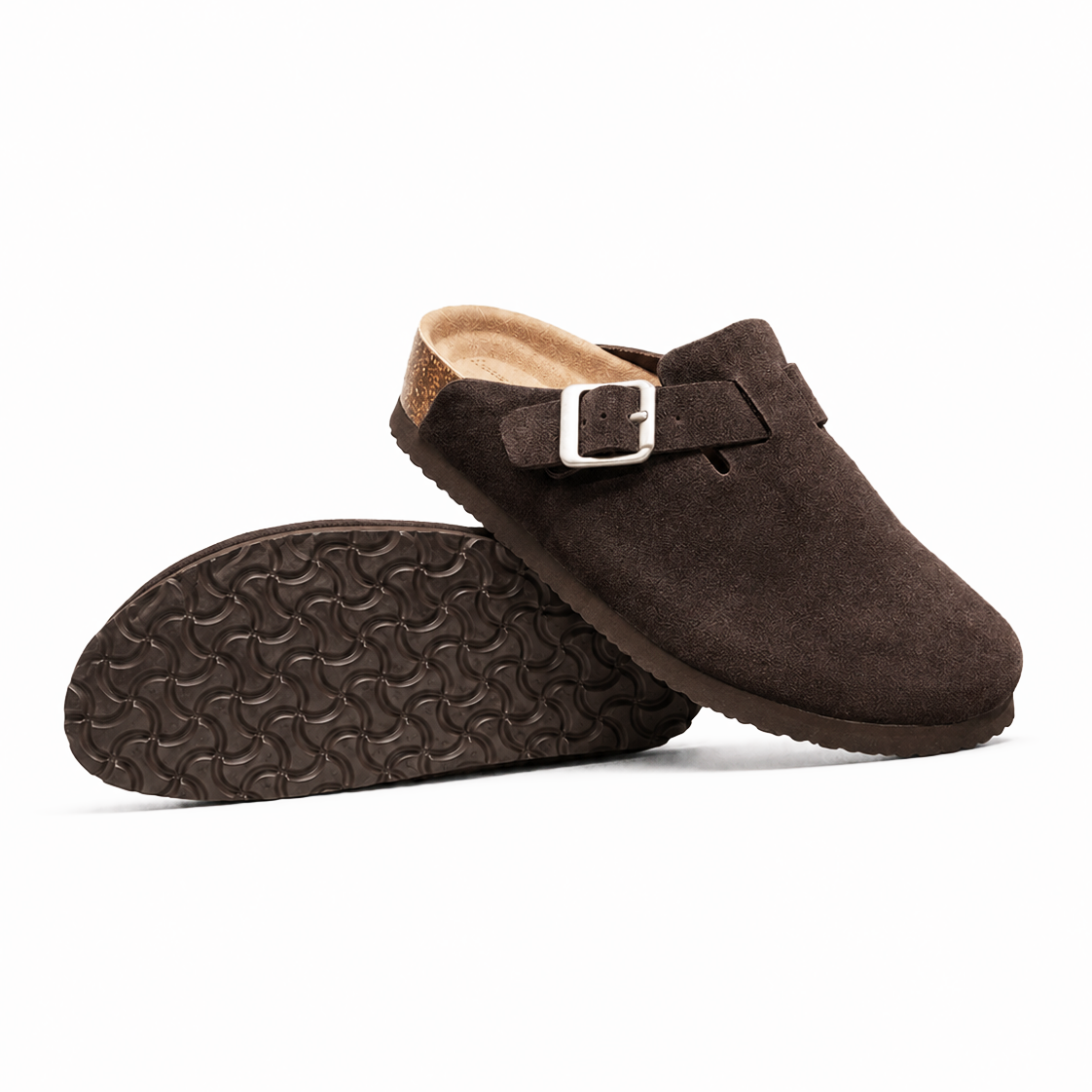 Suede Clogs