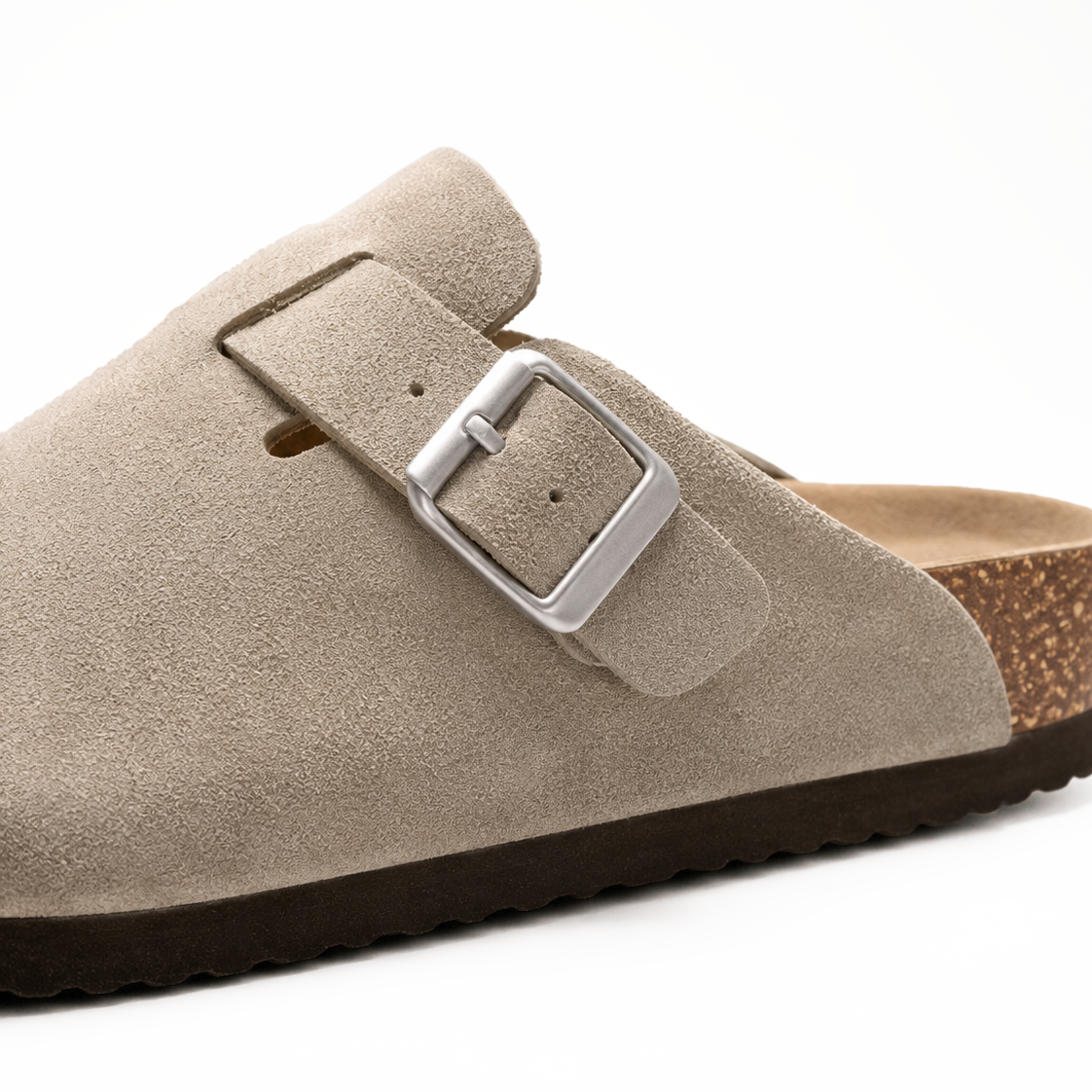 Suede Clogs