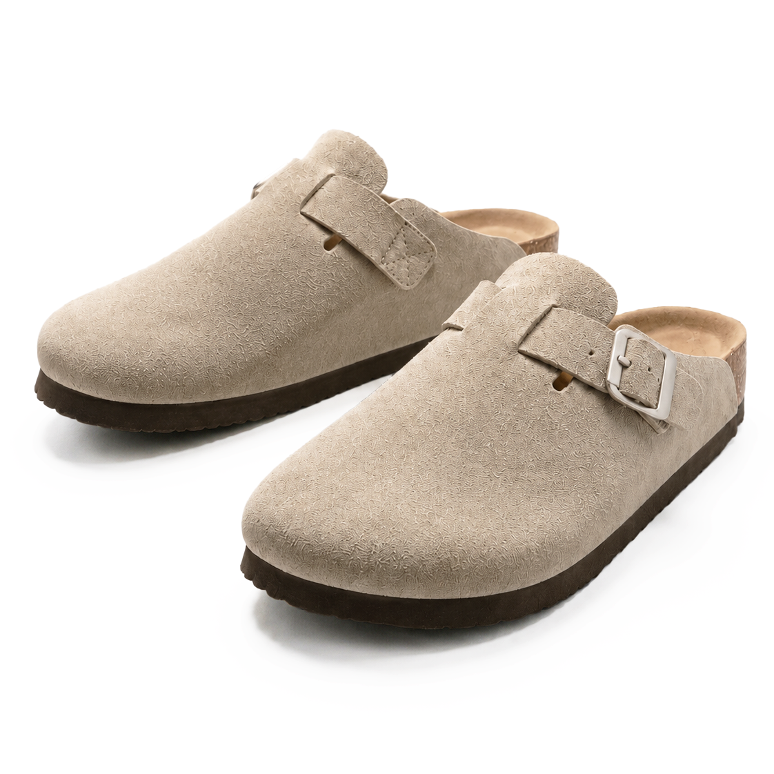 Suede Clogs