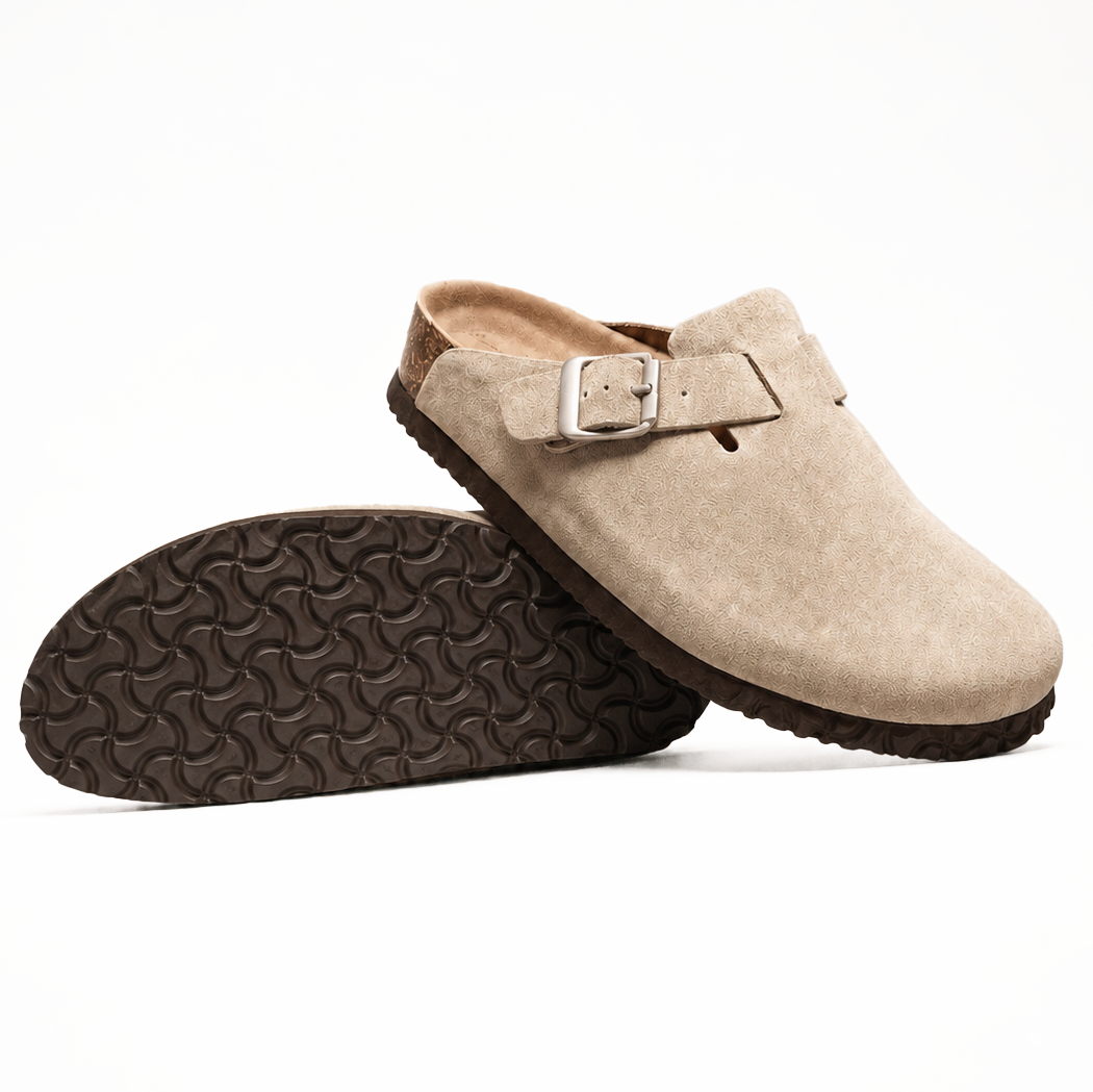 Suede Clogs