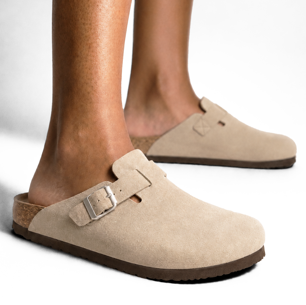 Suede Clogs