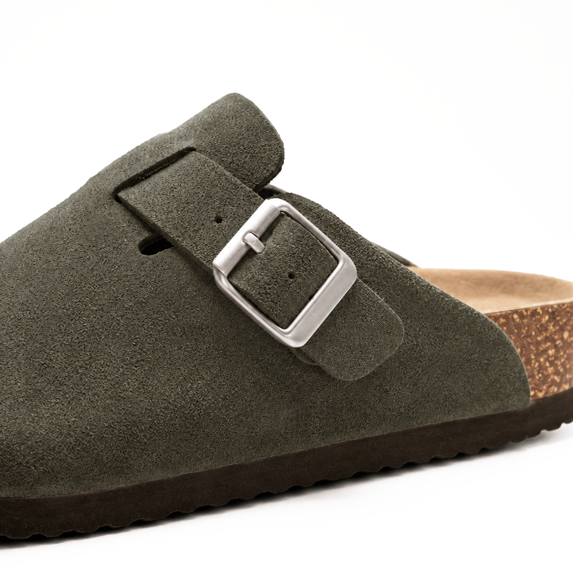 Suede Clogs