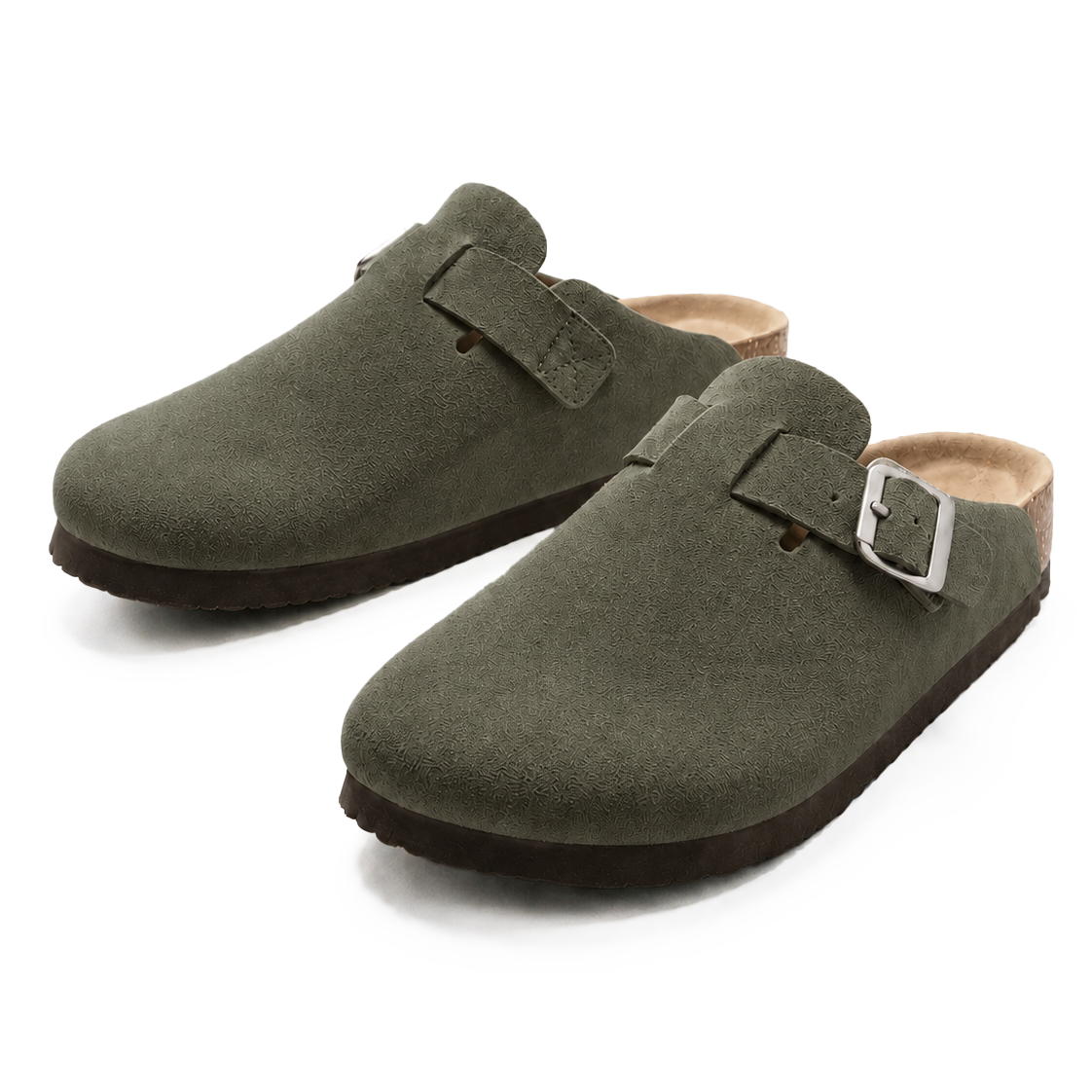 Suede Clogs