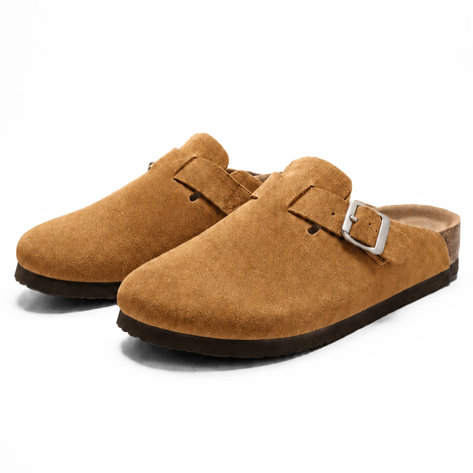 Suede Clogs
