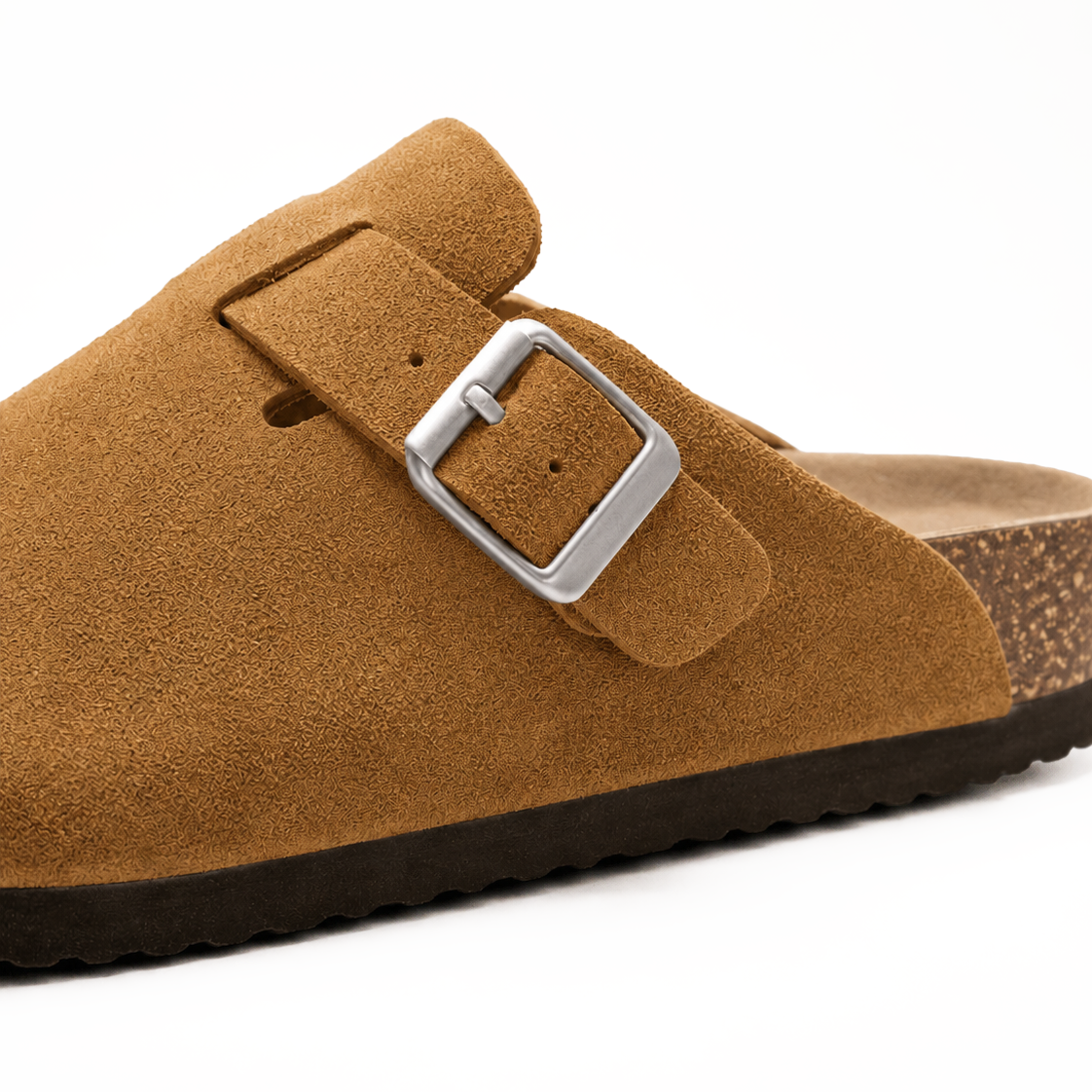 Suede Clogs