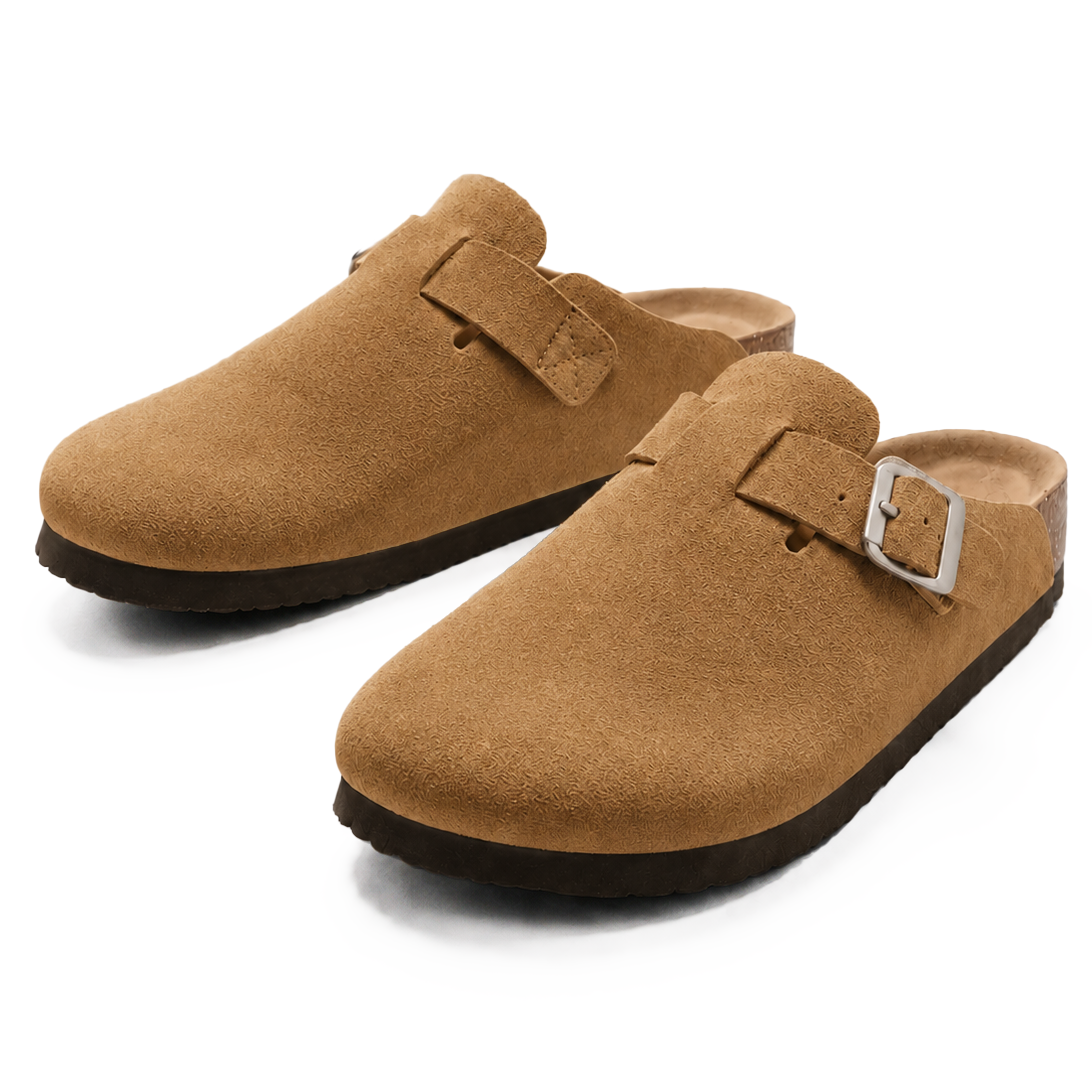 Suede Clogs