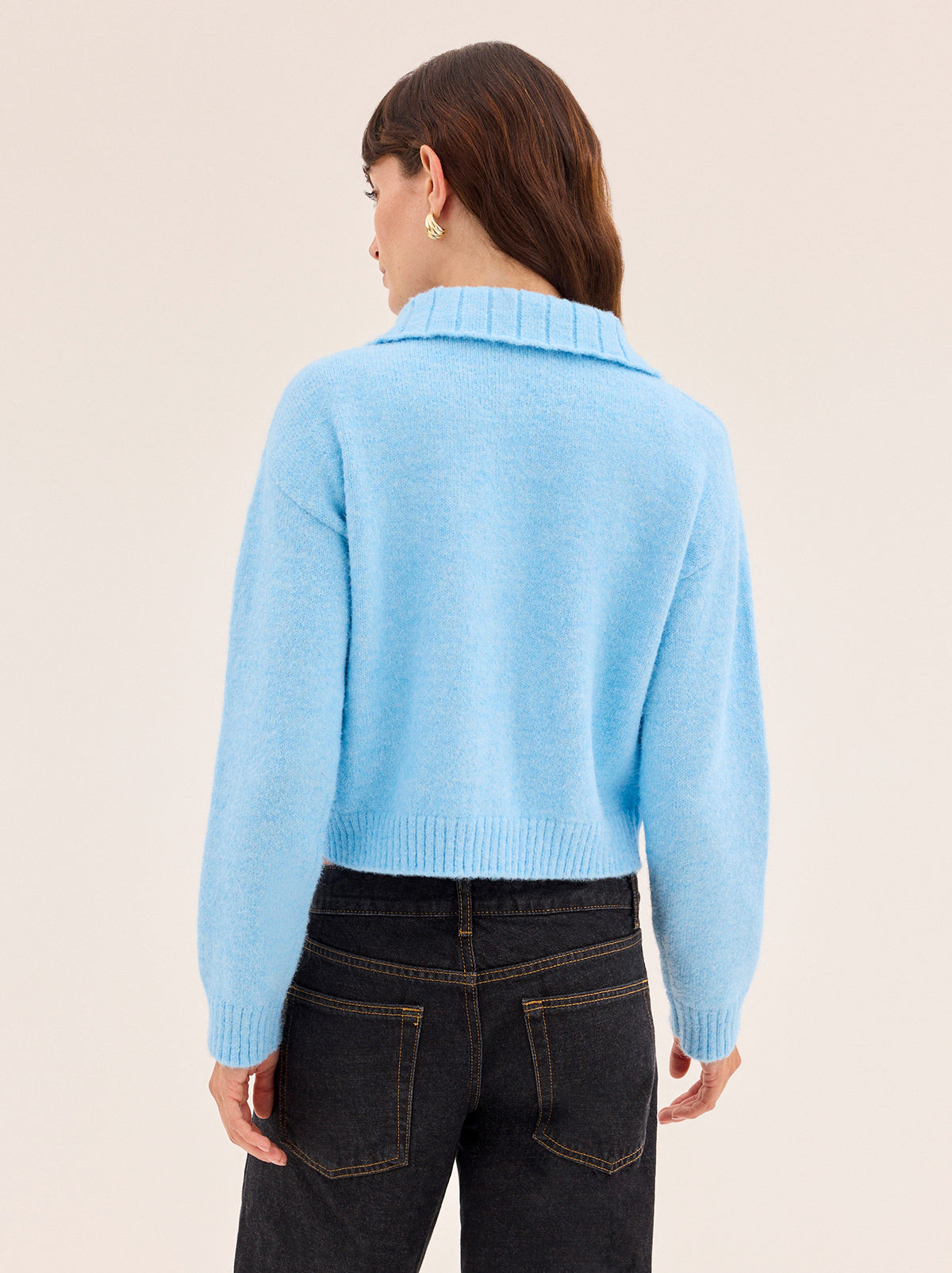 Abigail Blue Knit Cardigan