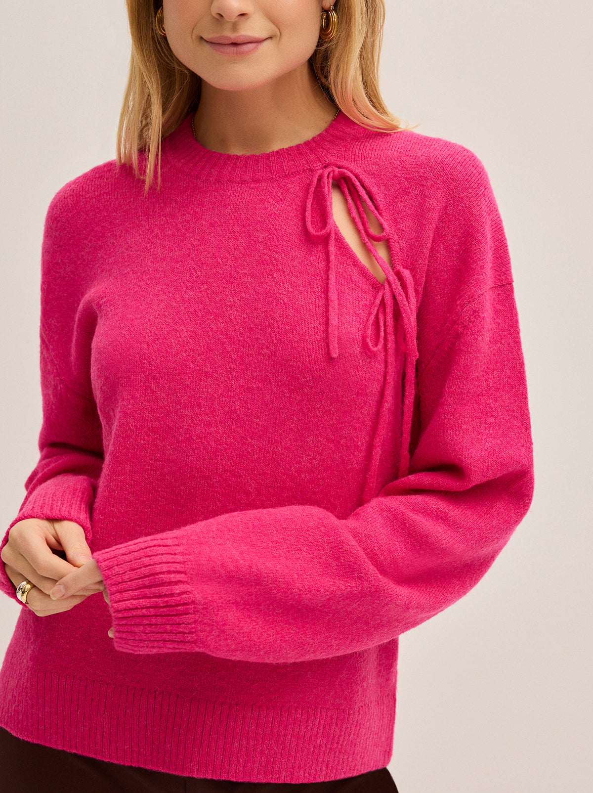 Alana Pink Knit Jumper