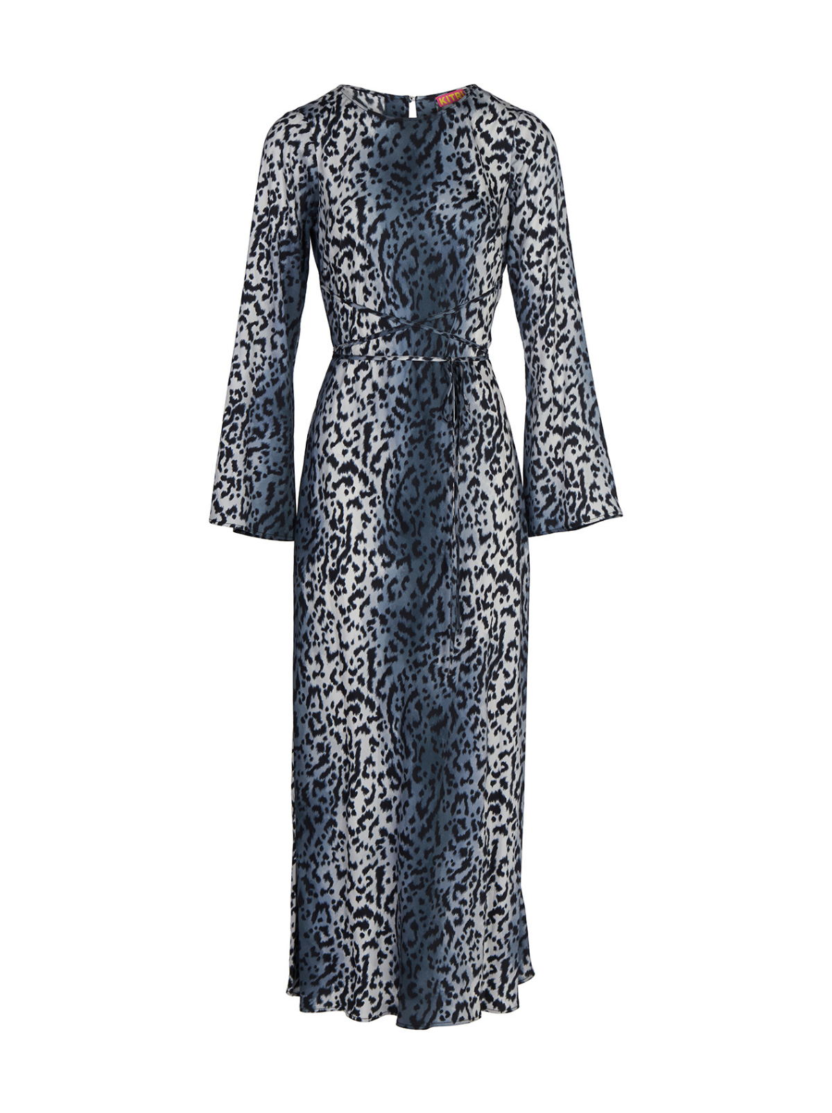 Alexa Snow Leopard Print Dress
