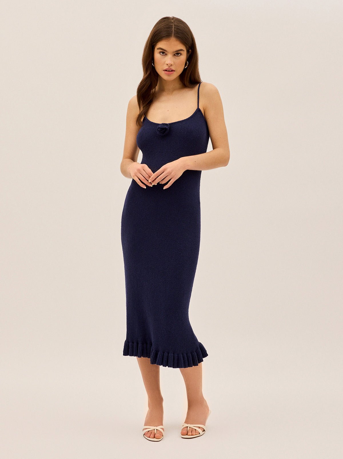 Betty Navy Knit Dress