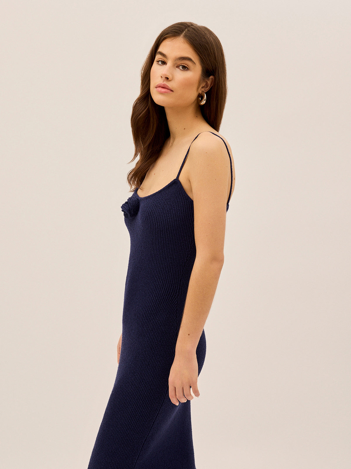 Betty Navy Knit Dress