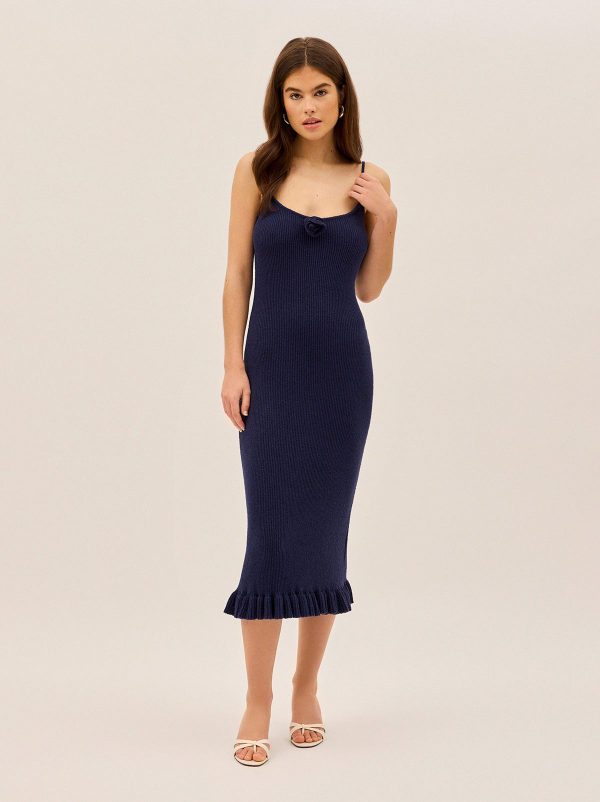 Betty Navy Knit Dress