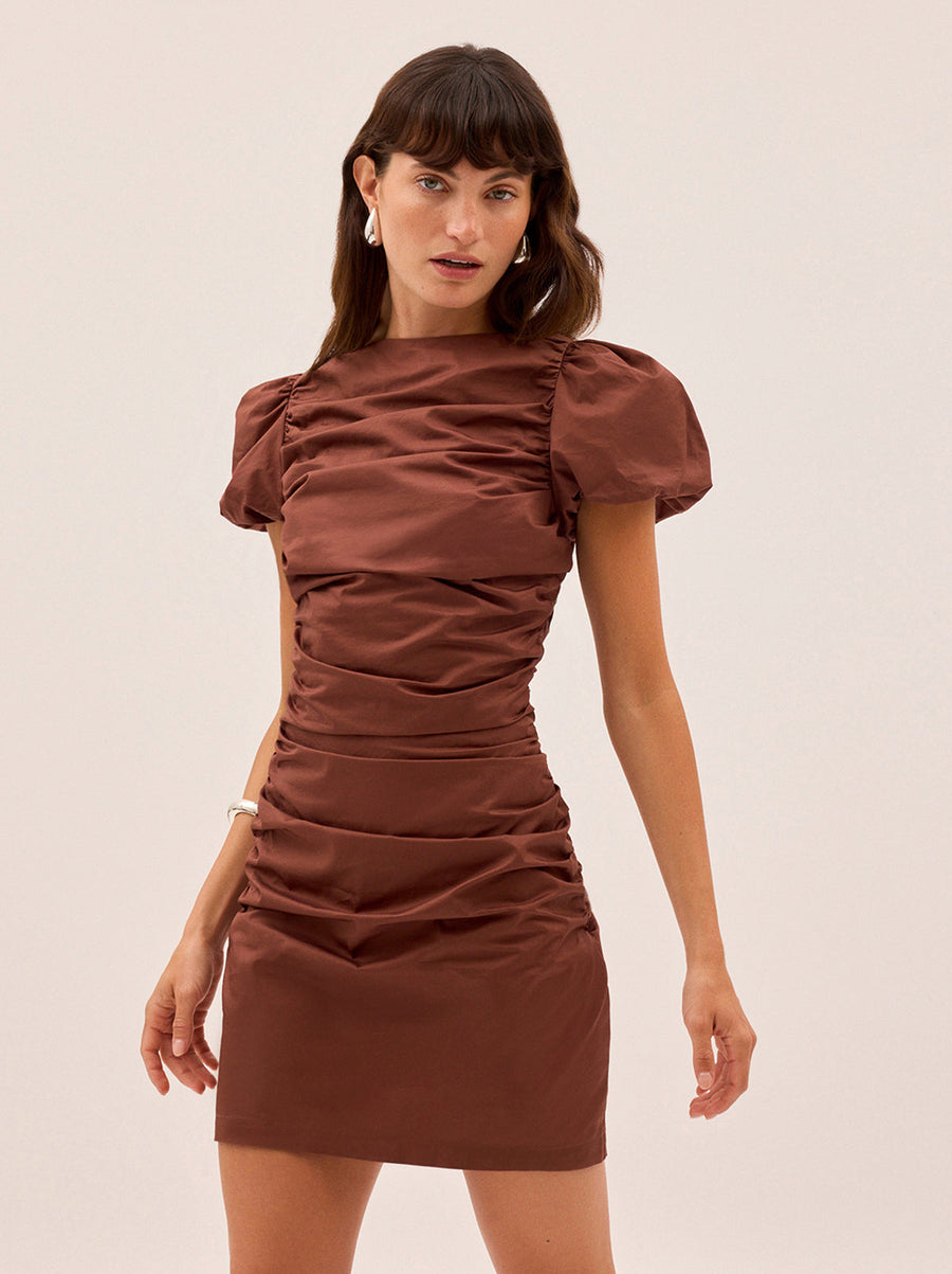 Caitlin Sienna Cotton Mini Dress