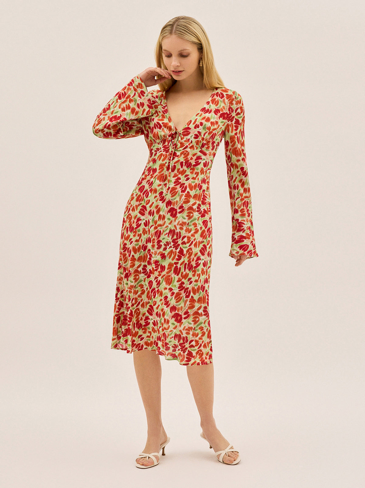 Carrie Tulip Print Dress