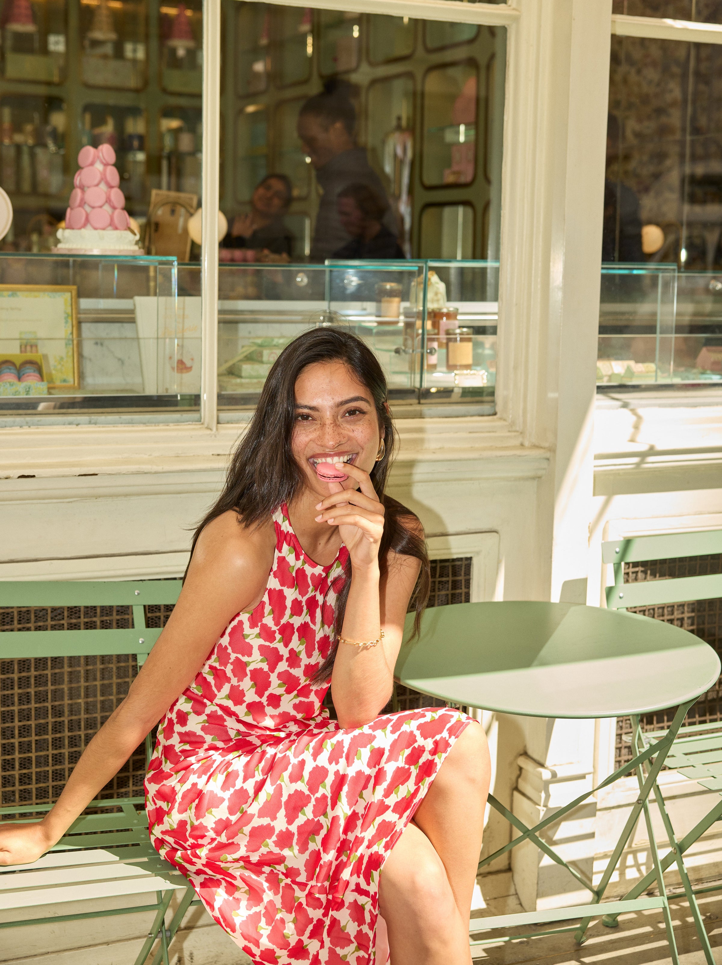 Clarisse Carnation Print Dress
