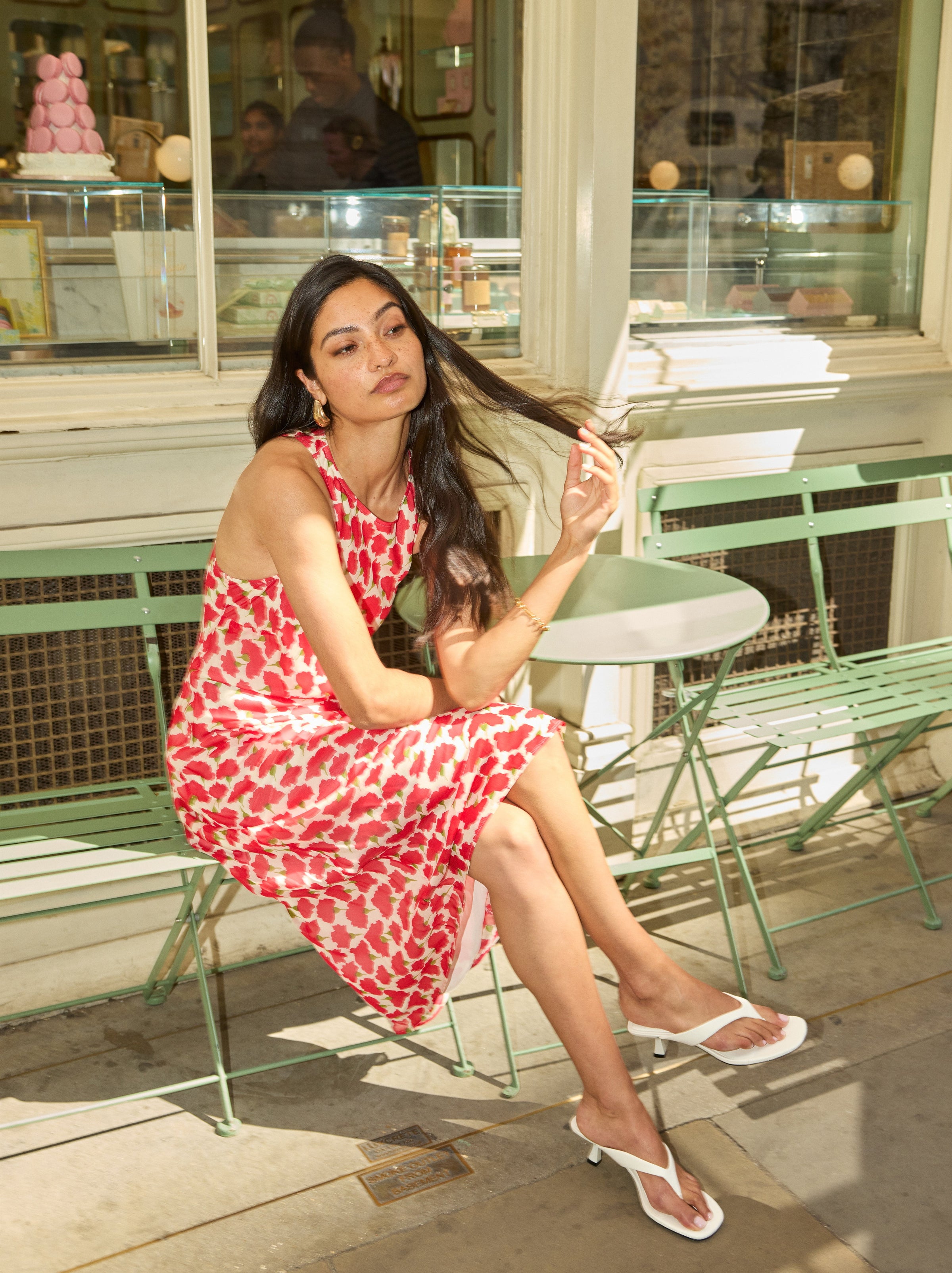 Clarisse Carnation Print Dress
