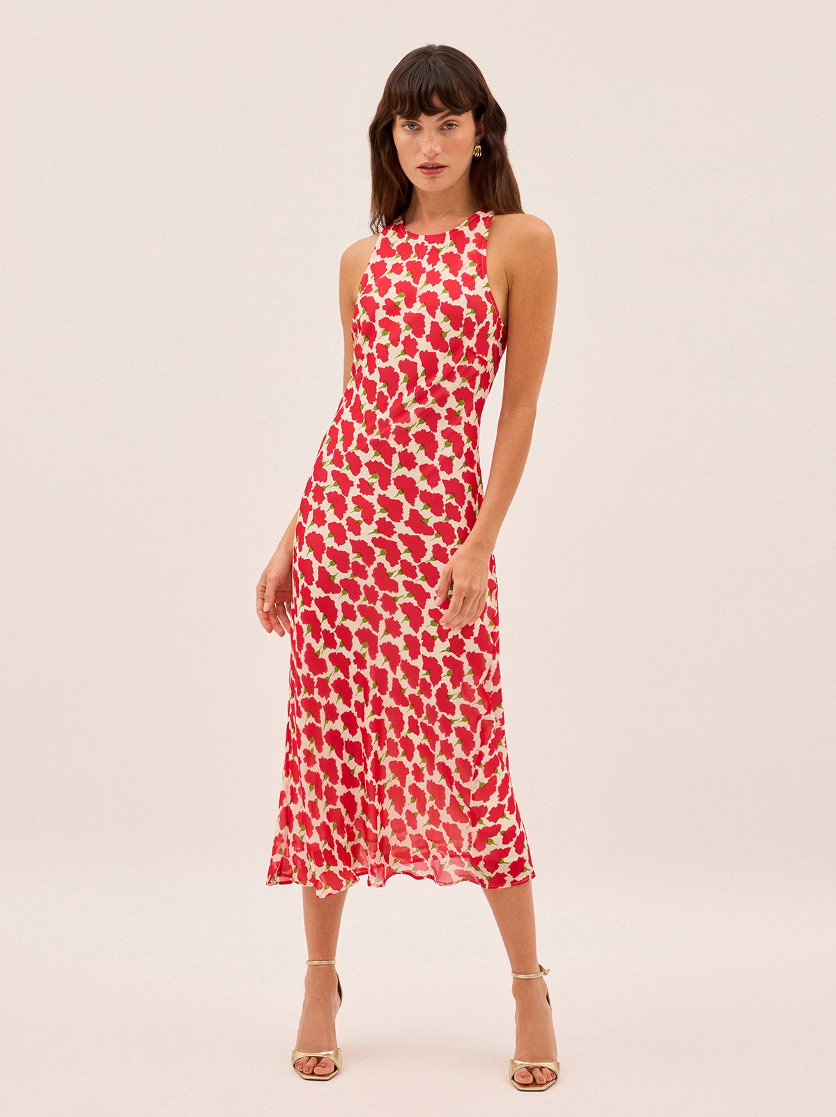 Clarisse Carnation Print Dress