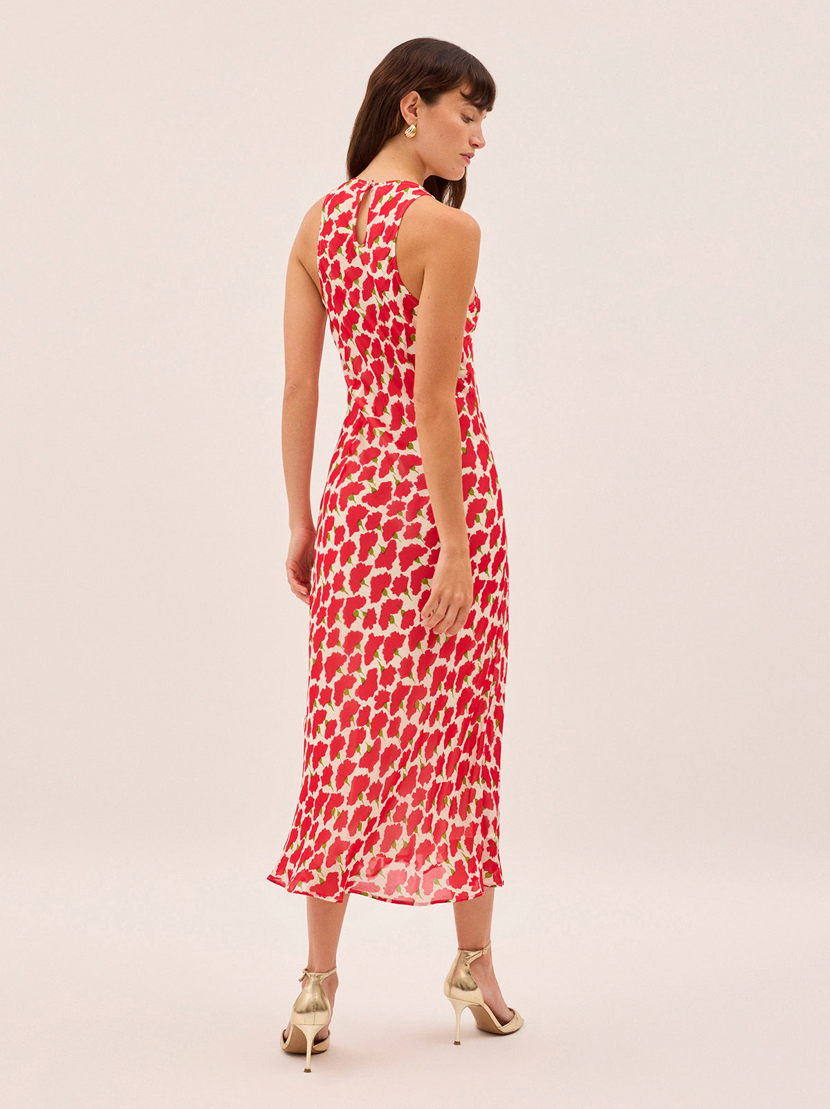 Clarisse Carnation Print Dress