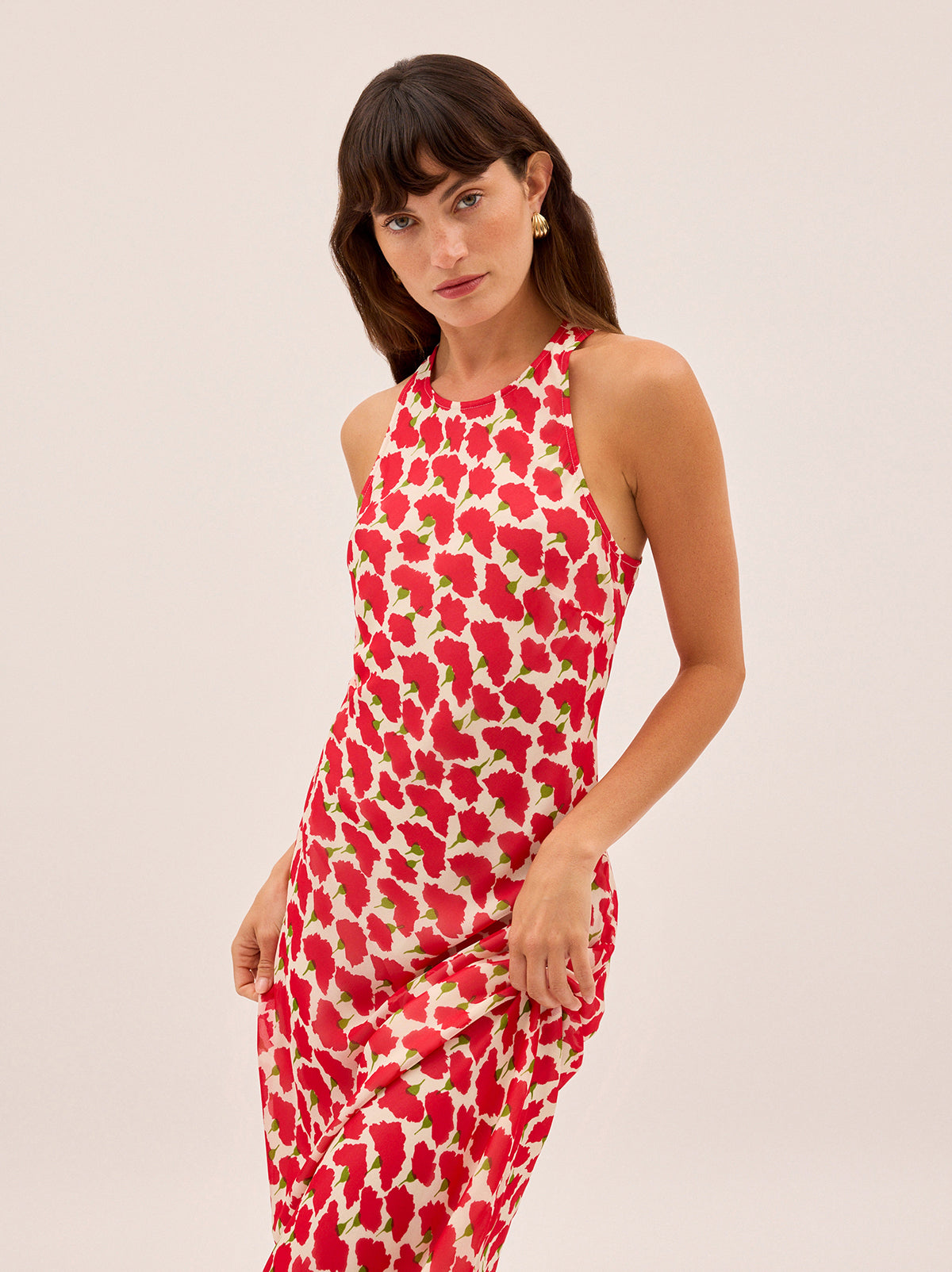 Clarisse Carnation Print Dress