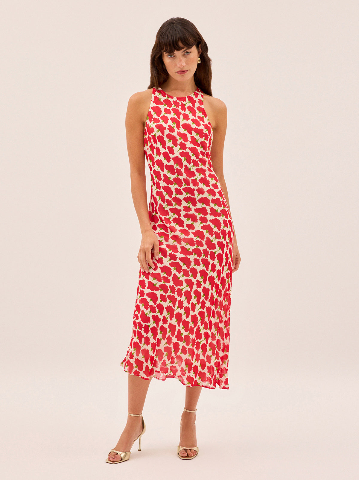 Clarisse Carnation Print Dress