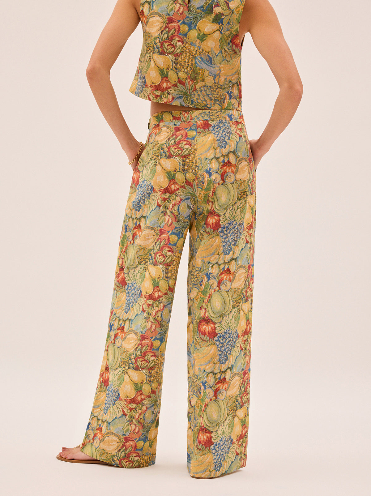 Cosima Fruit Print Trousers