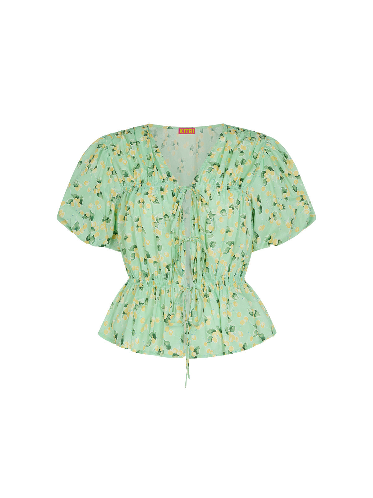 Emma Green Cherry Print Top