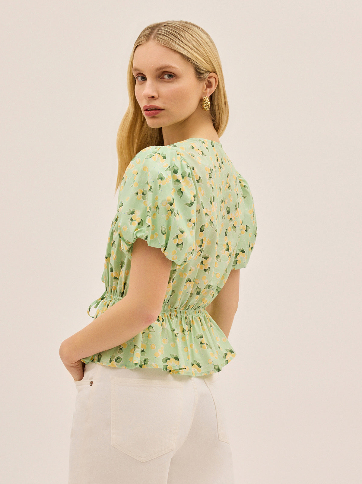 Emma Green Cherry Print Top