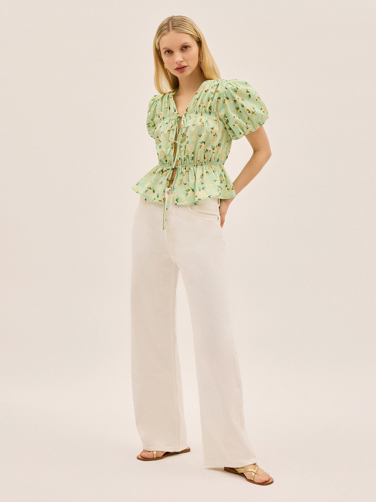 Emma Green Cherry Print Top