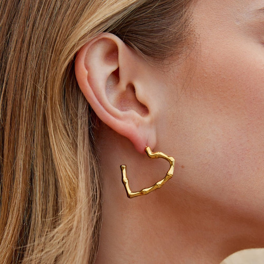 Eternity Love Hoop Earrings