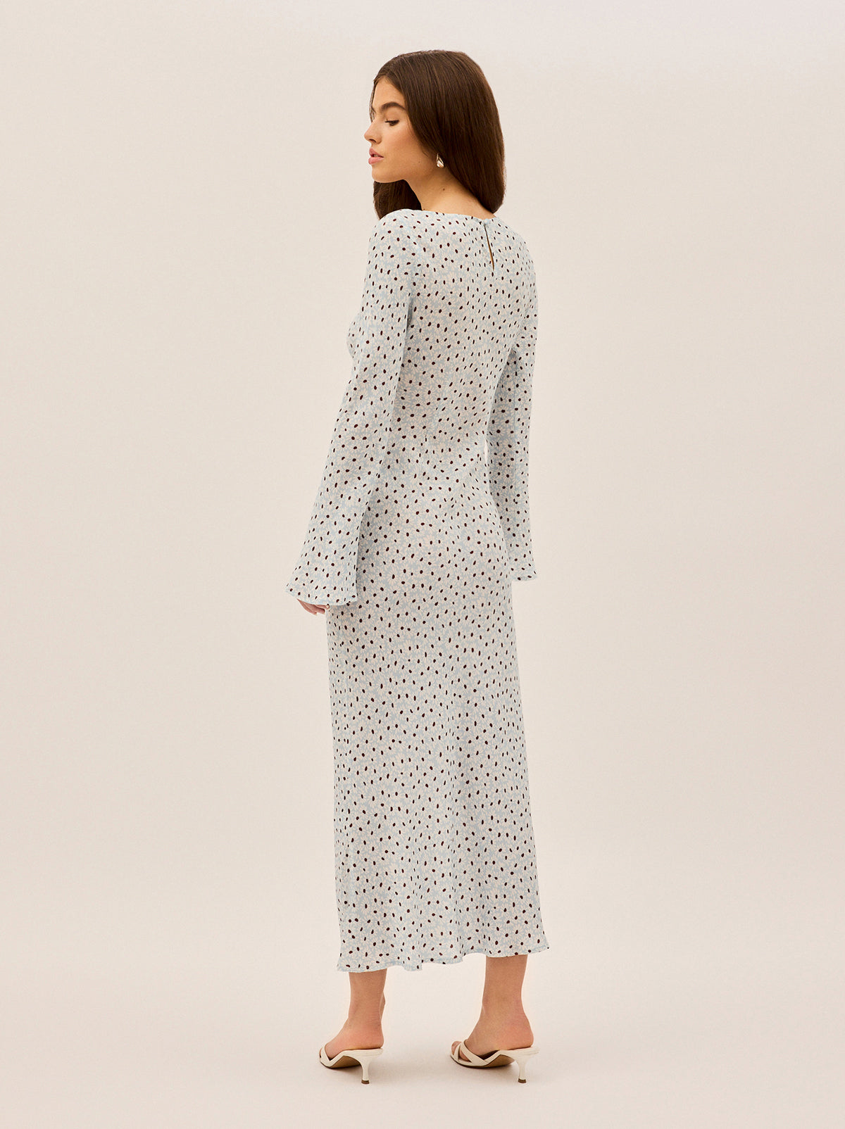 Gia Blue Daisy Print Dress