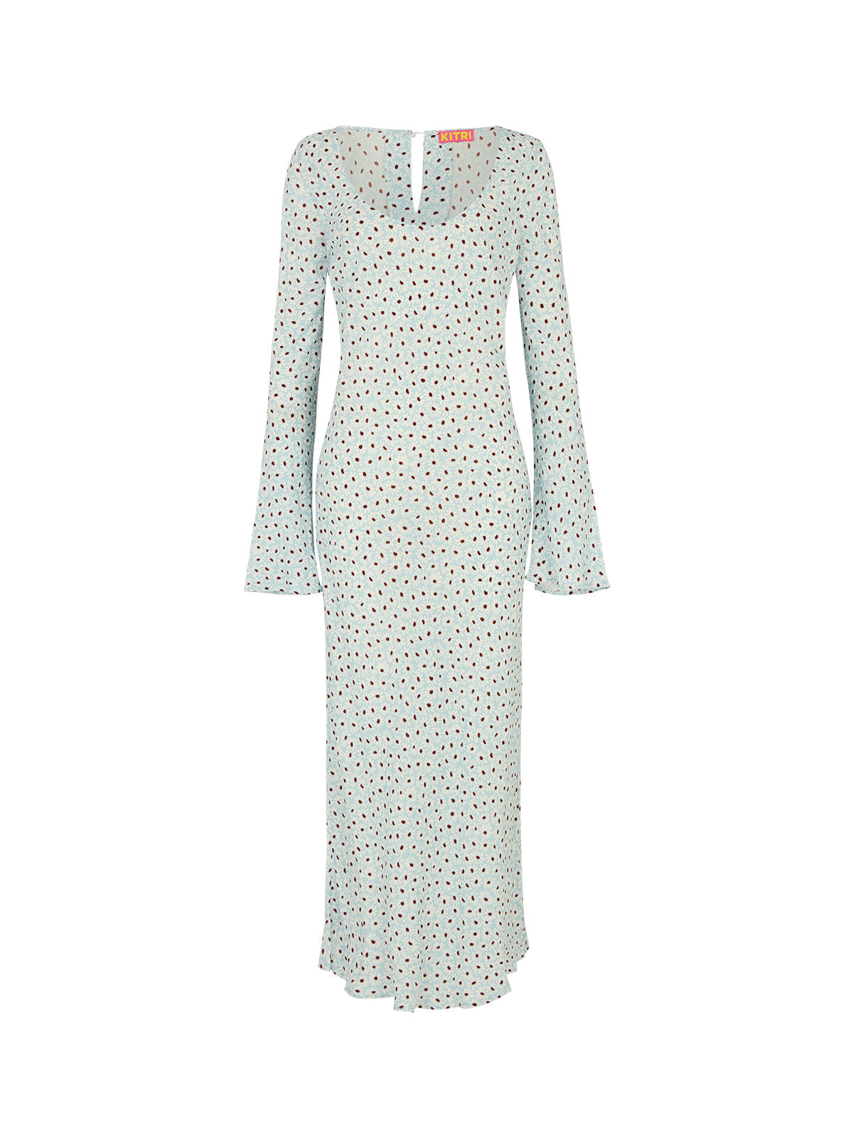 Gia Blue Daisy Print Dress