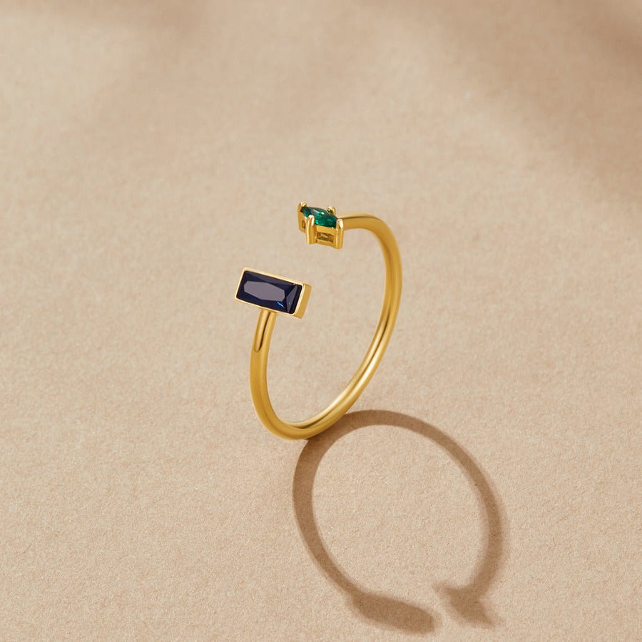 Gold Amore Crystal Ring