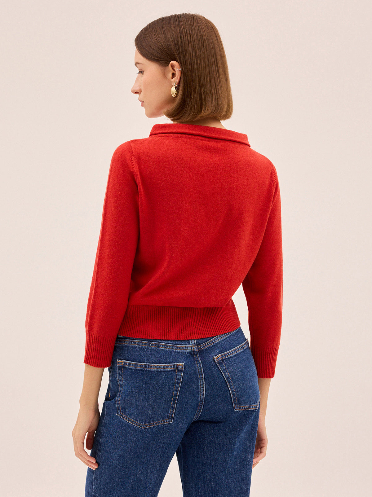 Goldie Red Knit Jumper