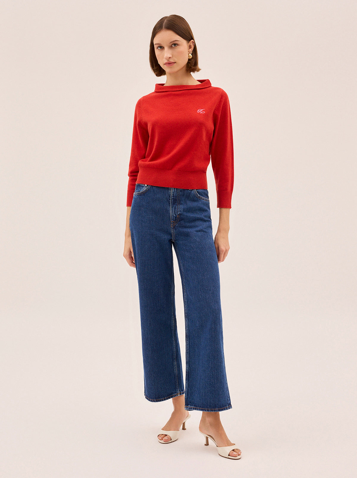 Goldie Red Knit Jumper