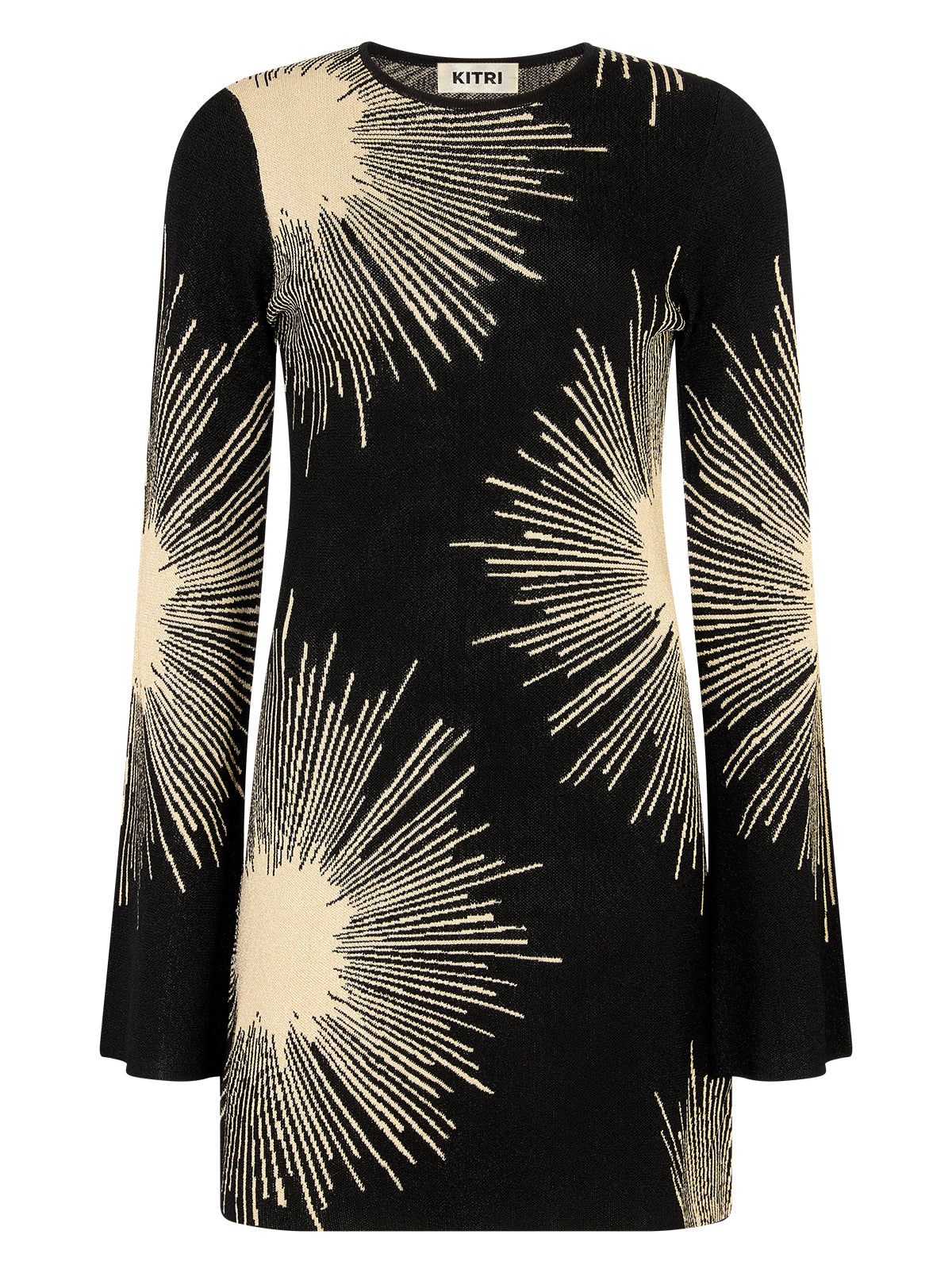 Greta Sunburst Lurex Mini Dress