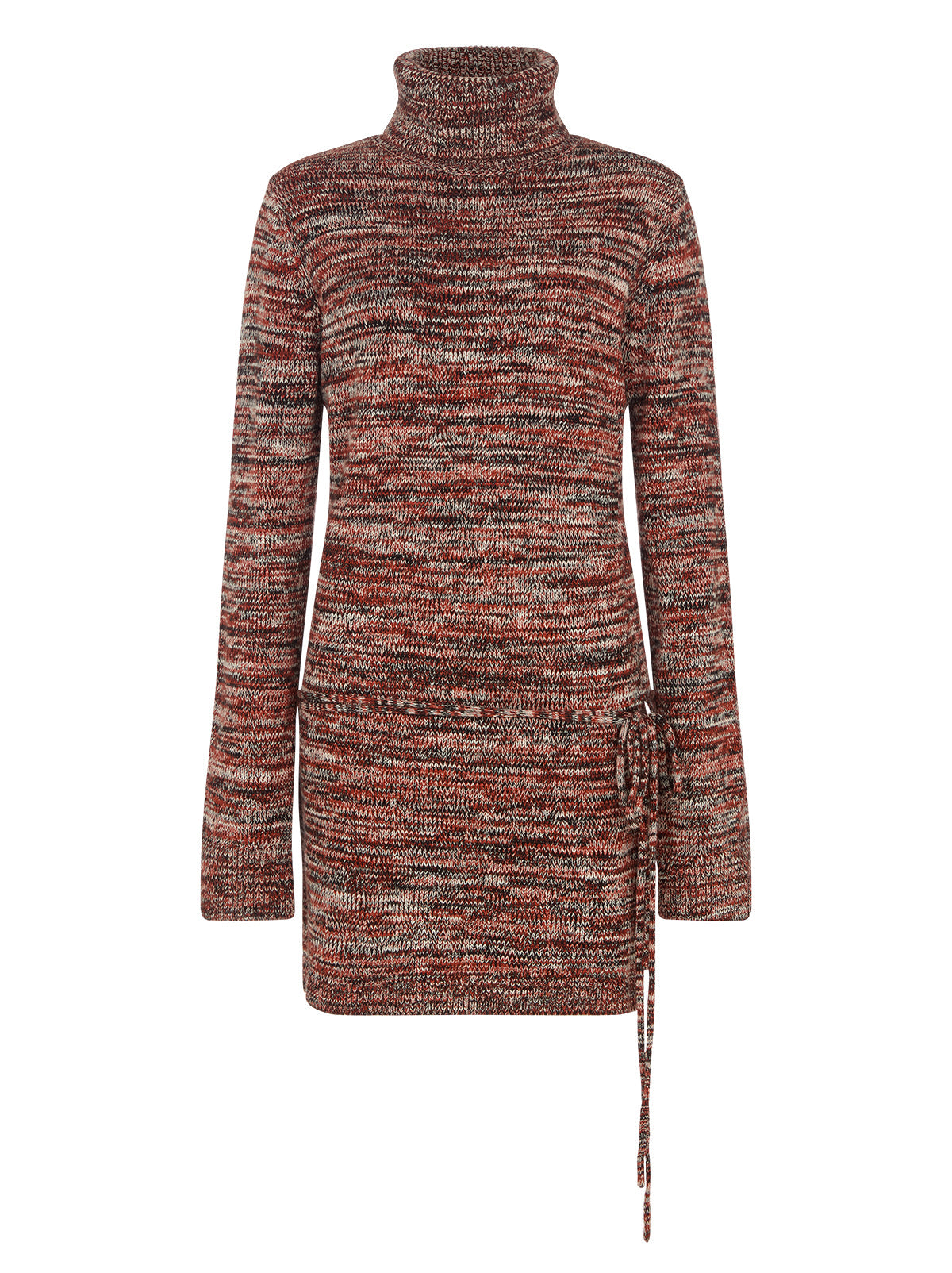 Juno Cotton-Blend Rollneck Mini Dress