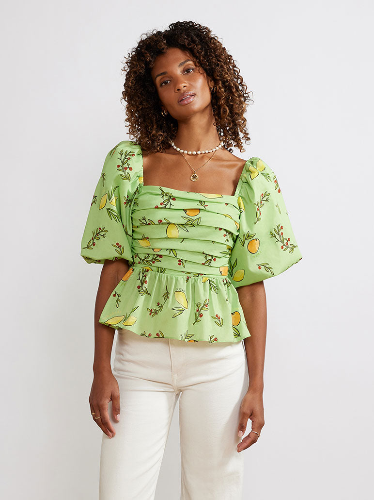 Lois Green Citrus Top