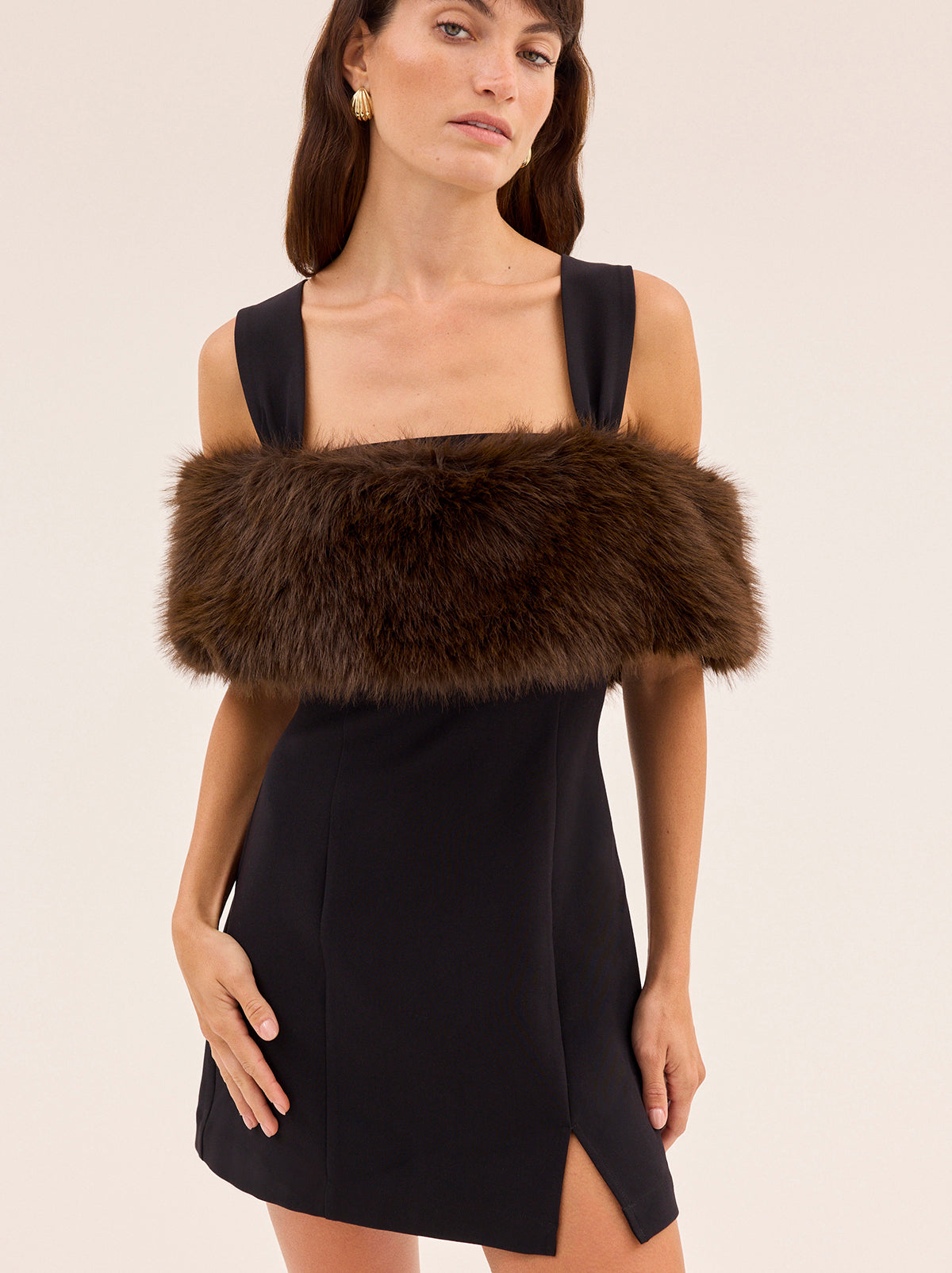Marcella Black Mini Dress
