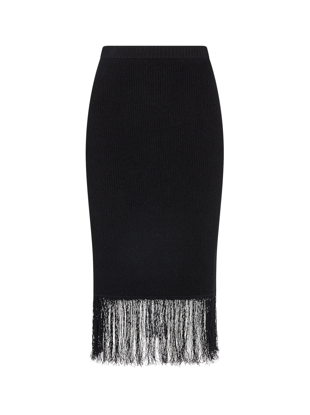 Marielle Black Knit Skirt