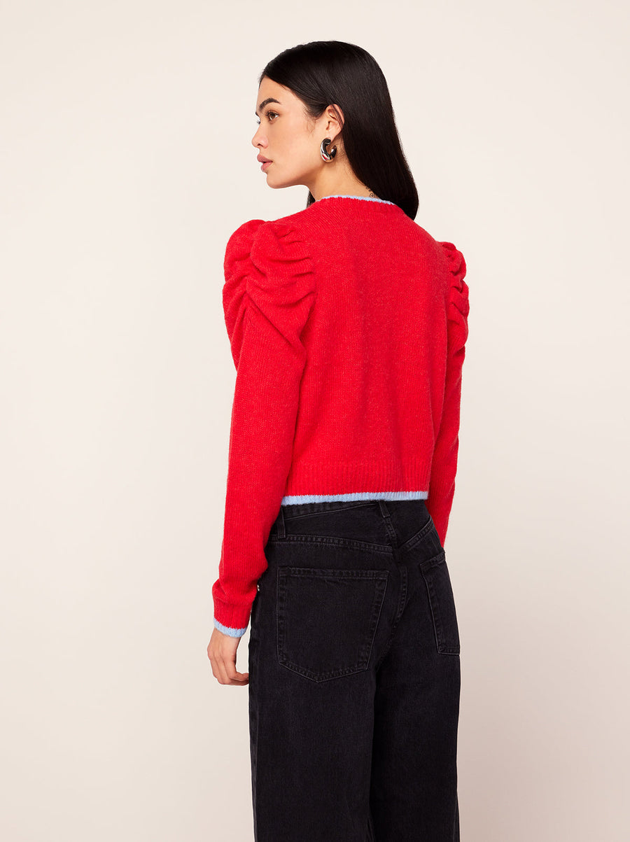 Matilda Watermelon Knit Cardigan