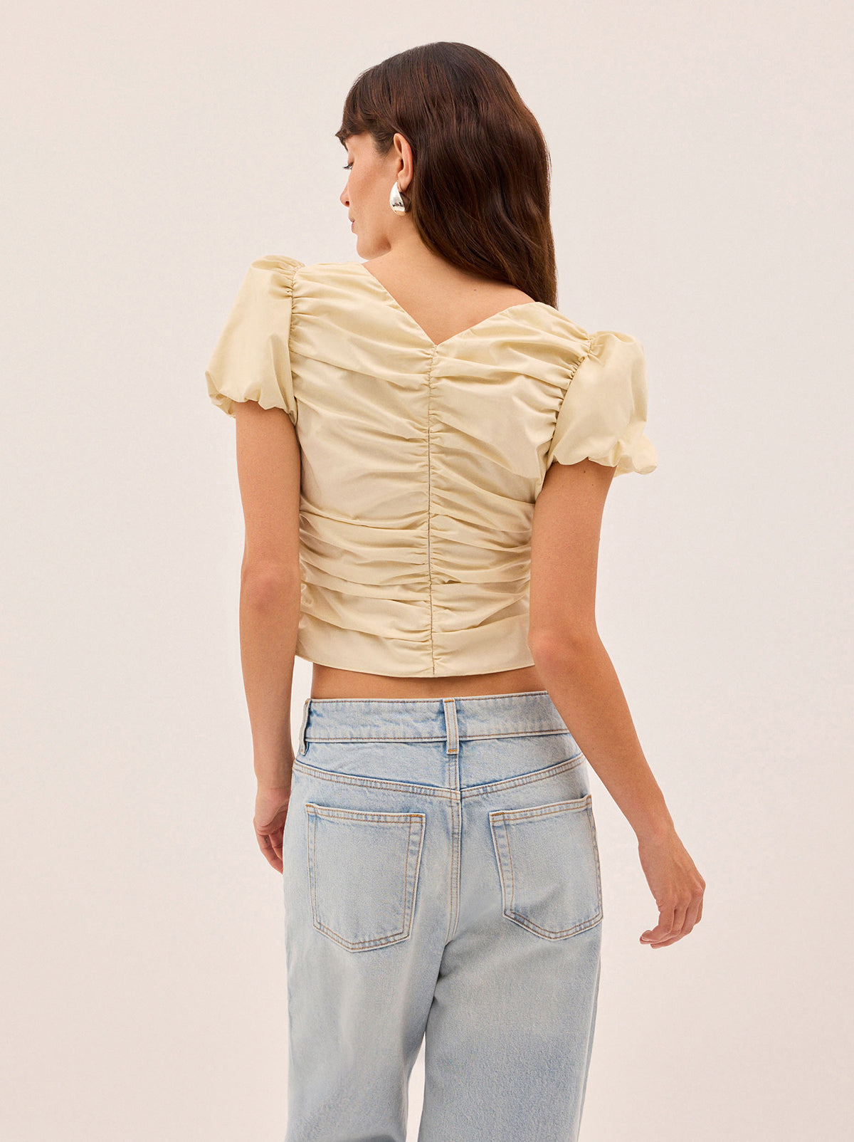 Nyla Vanilla Cotton Top