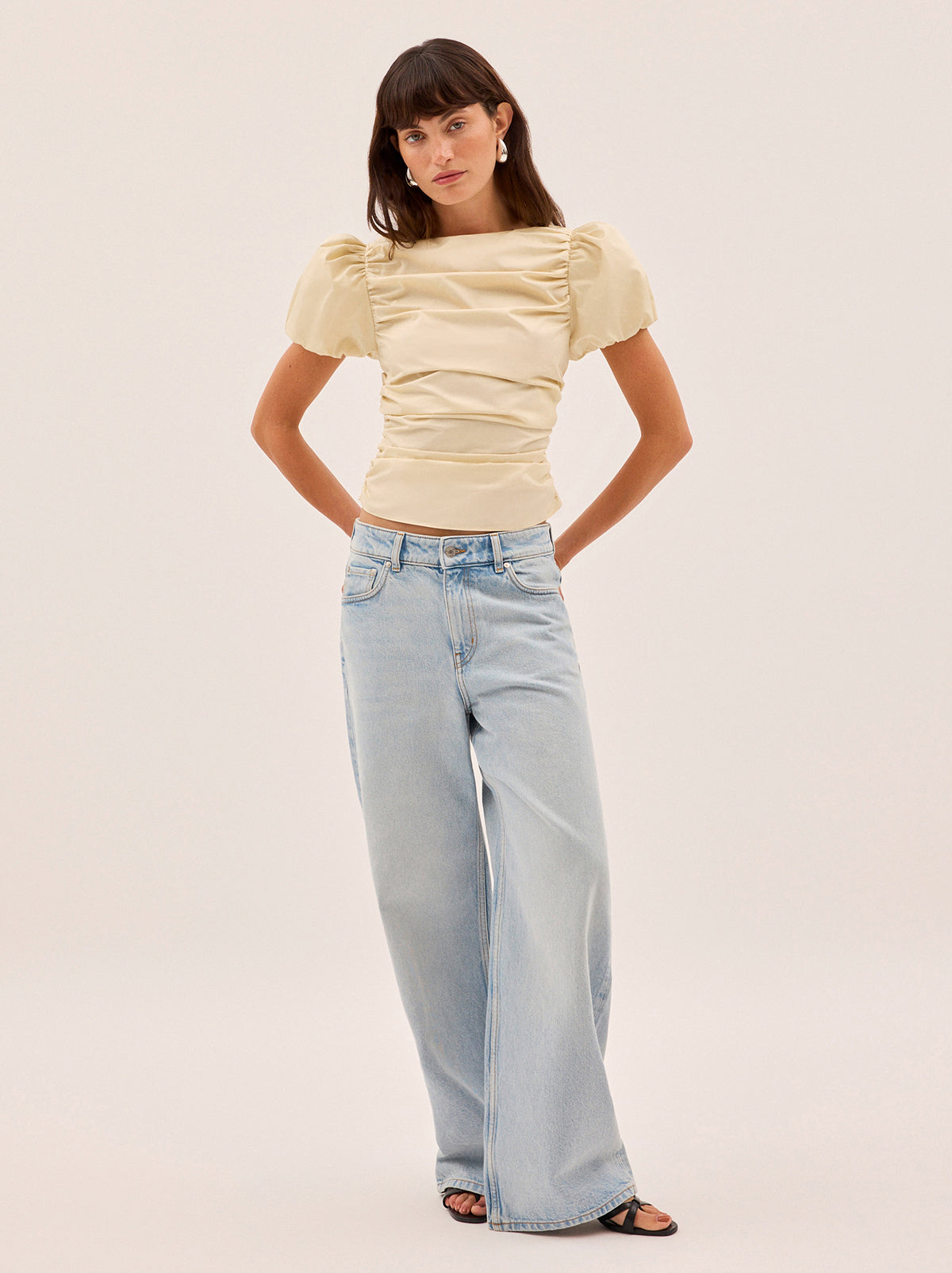 Nyla Vanilla Cotton Top