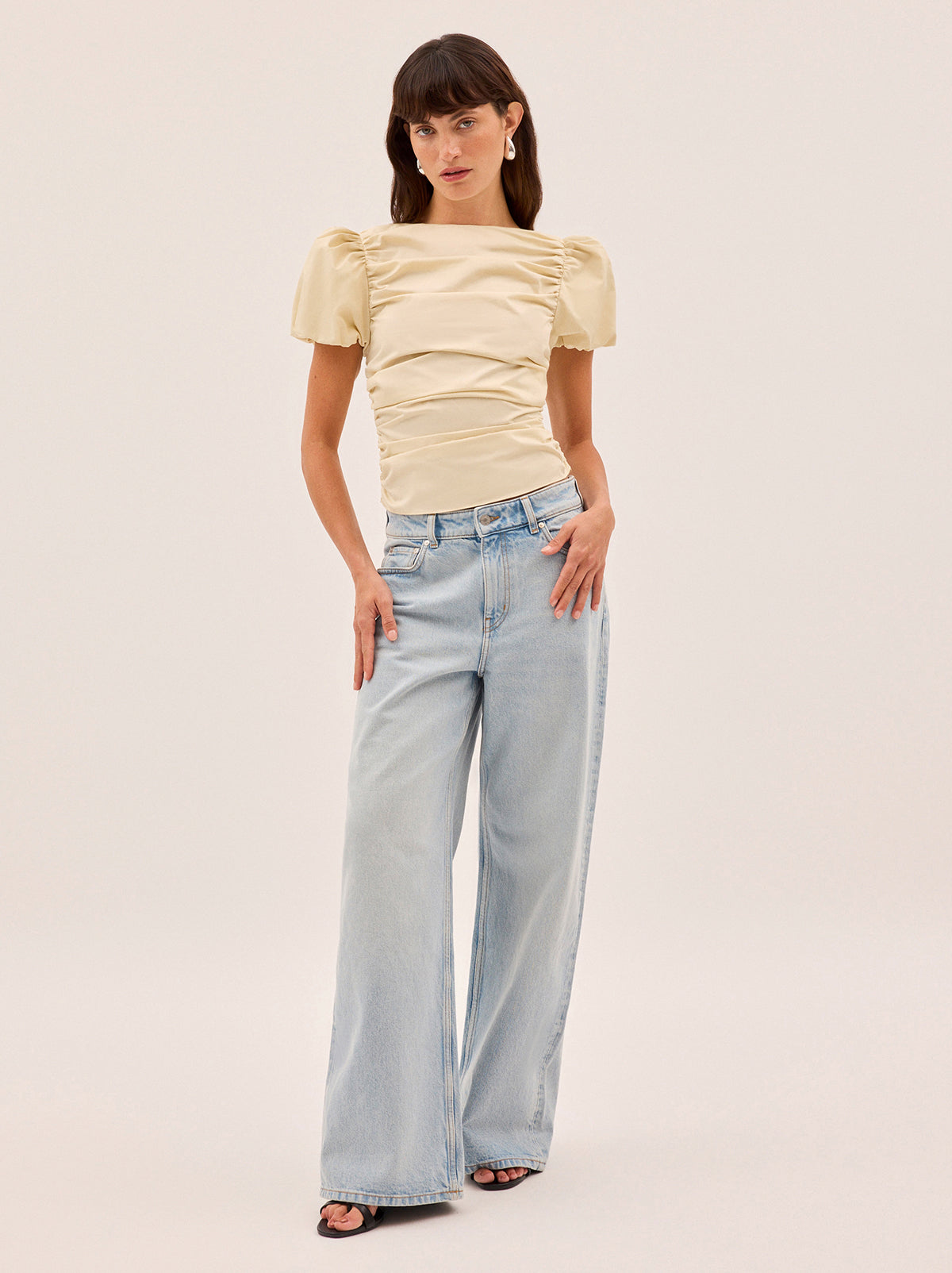 Nyla Vanilla Cotton Top