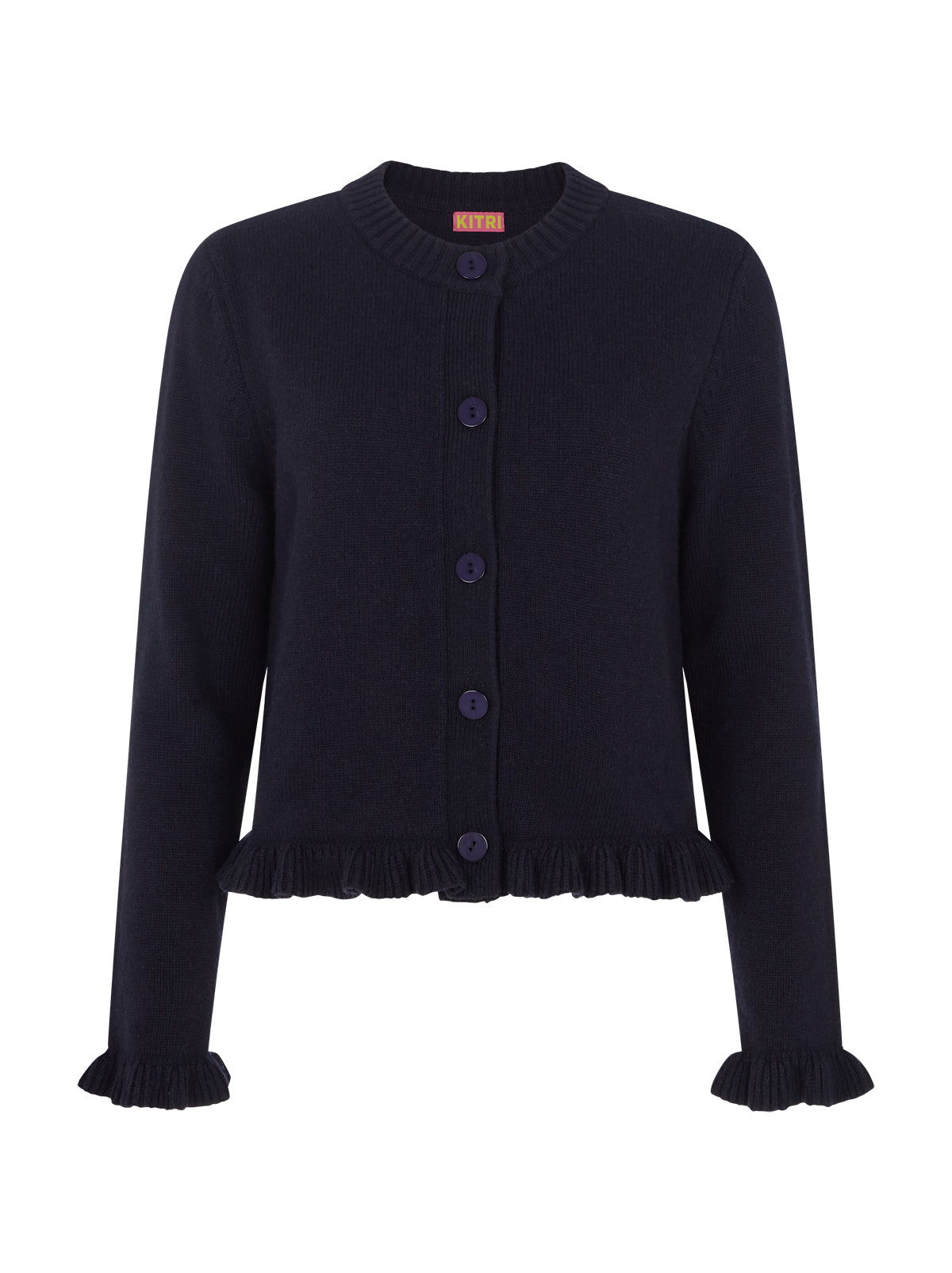 Odille Navy Knit Cardigan